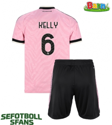 Juventus Lloyd Kelly #6 Bortaställ Barn 2026-27 Kortärmad (+ Korta byxor)